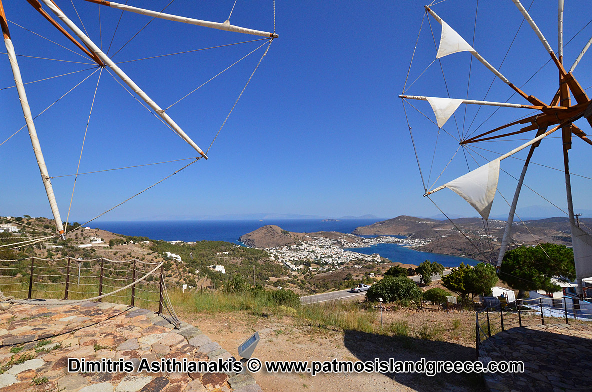 Patmos Island Windmills Photos